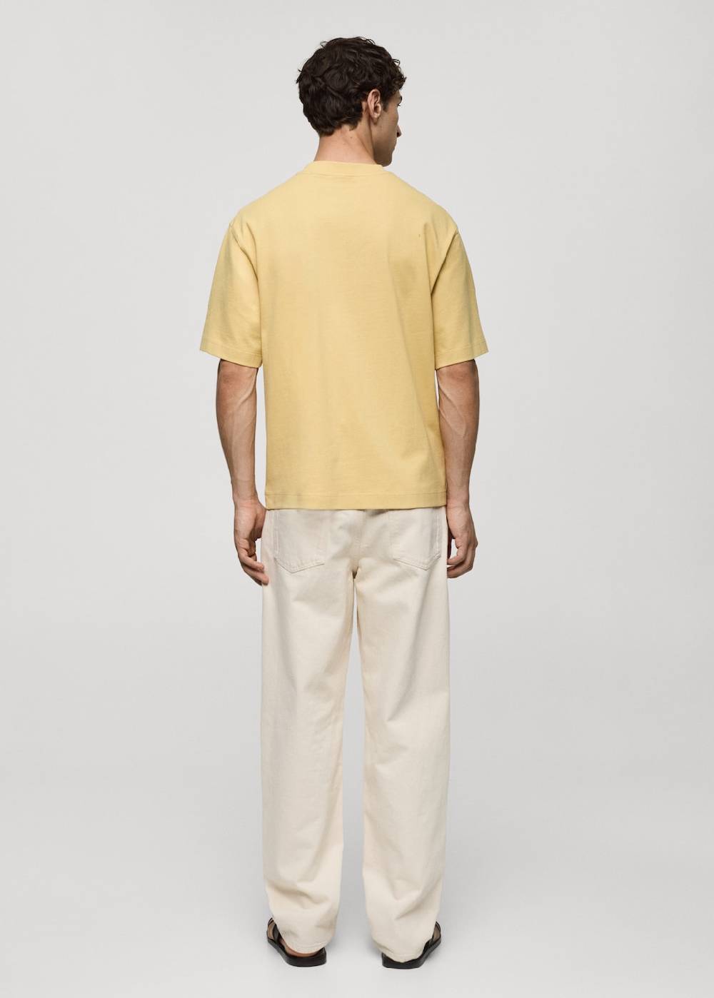 Mango T-Shirt aus 100 % Baumwolle mit Tasche Bis zu 60% Rabatt