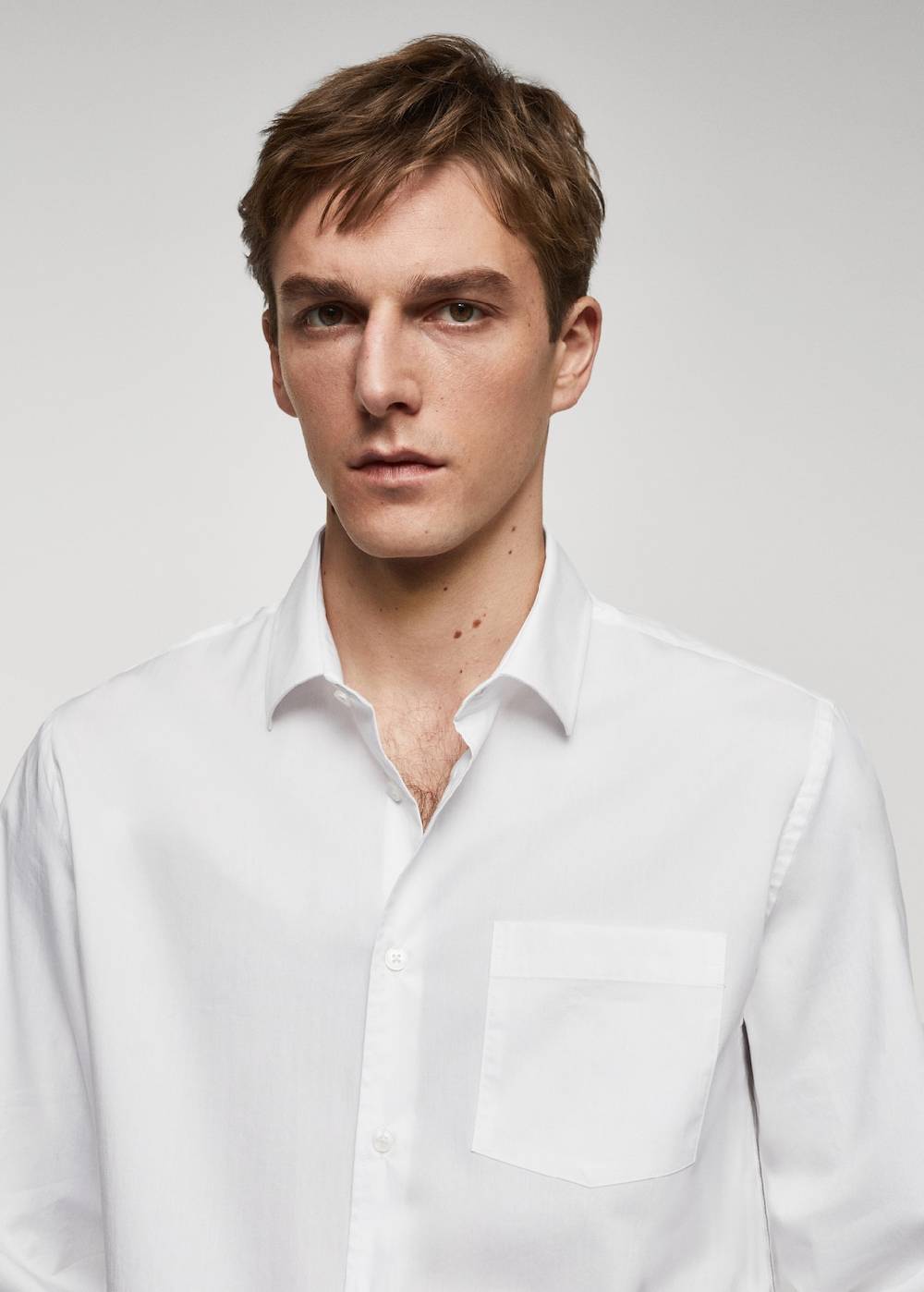 Mango Classic Fit-Hemd aus Popeline Bis zu 65% Rabatt