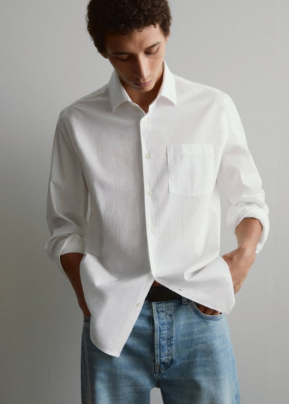 Mango Classic Fit-Hemd aus Popeline Bis zu 65% Rabatt