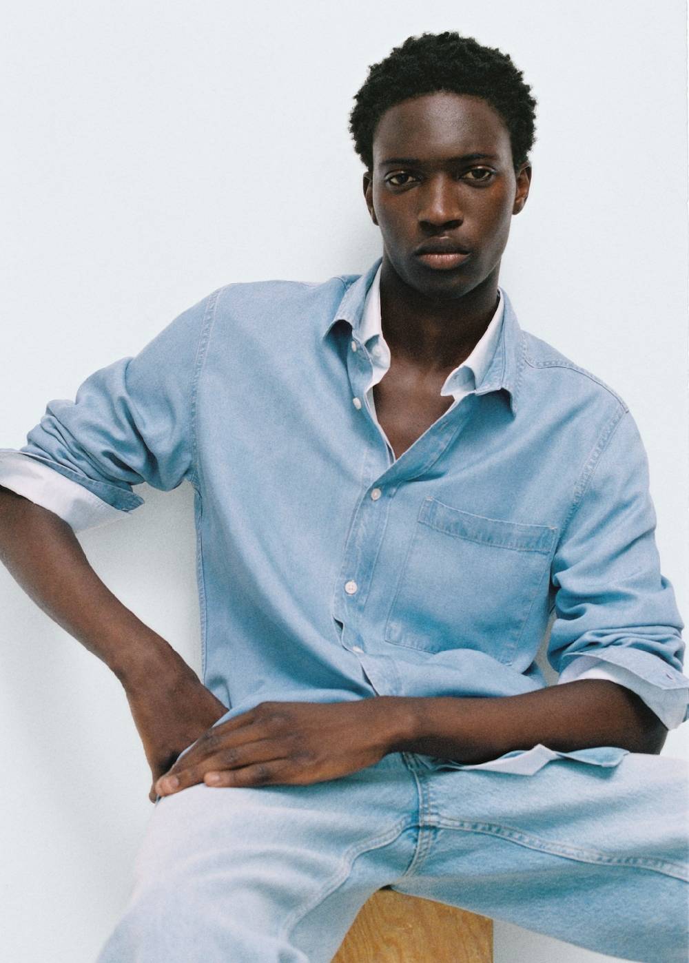 Mango Regular-Fit-Hemd aus 100 % Tencel Nur für heute