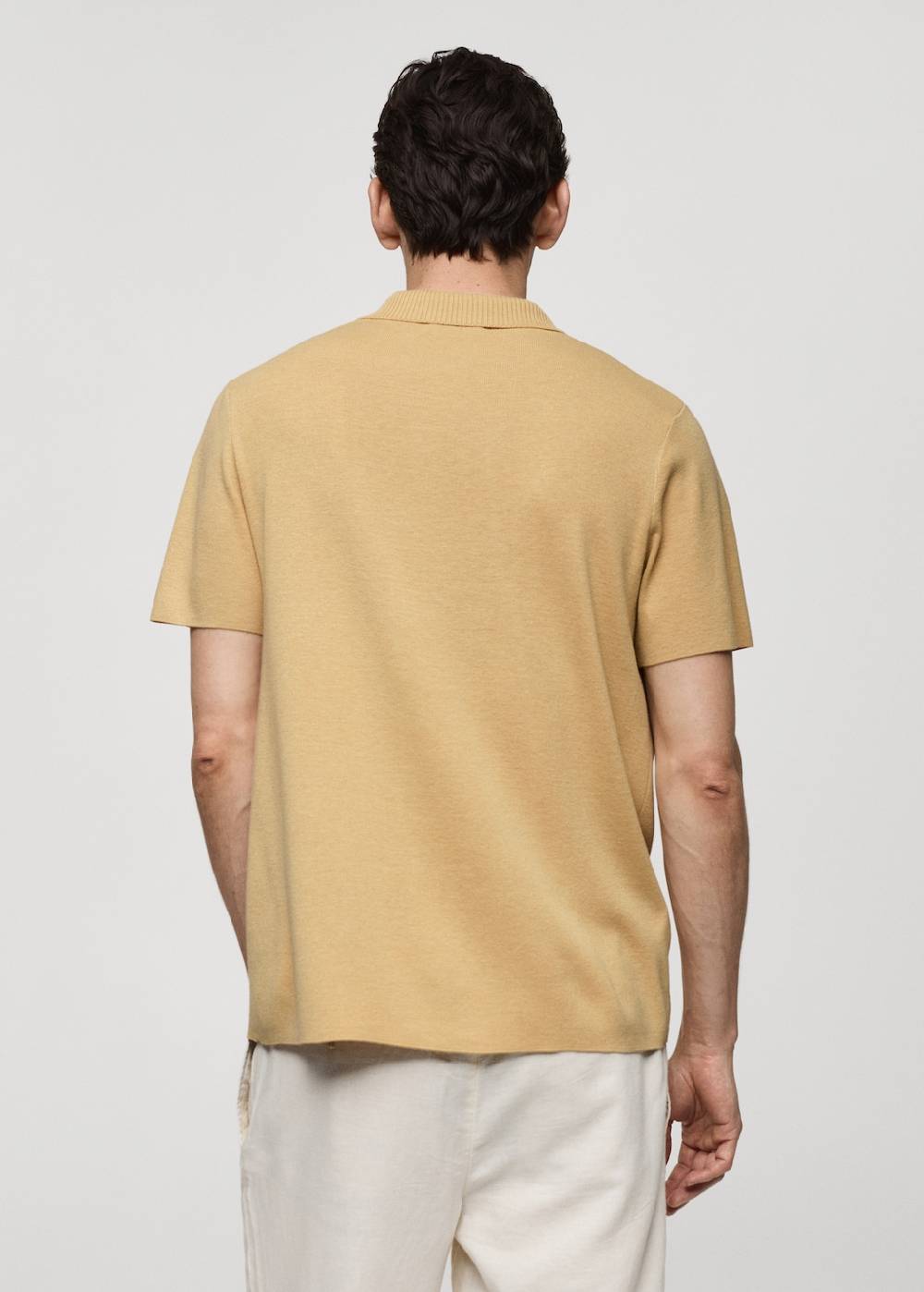 Mango Texturiertes Strick-Poloshirt aus Baumwolle Bis zu 55% Rabatt