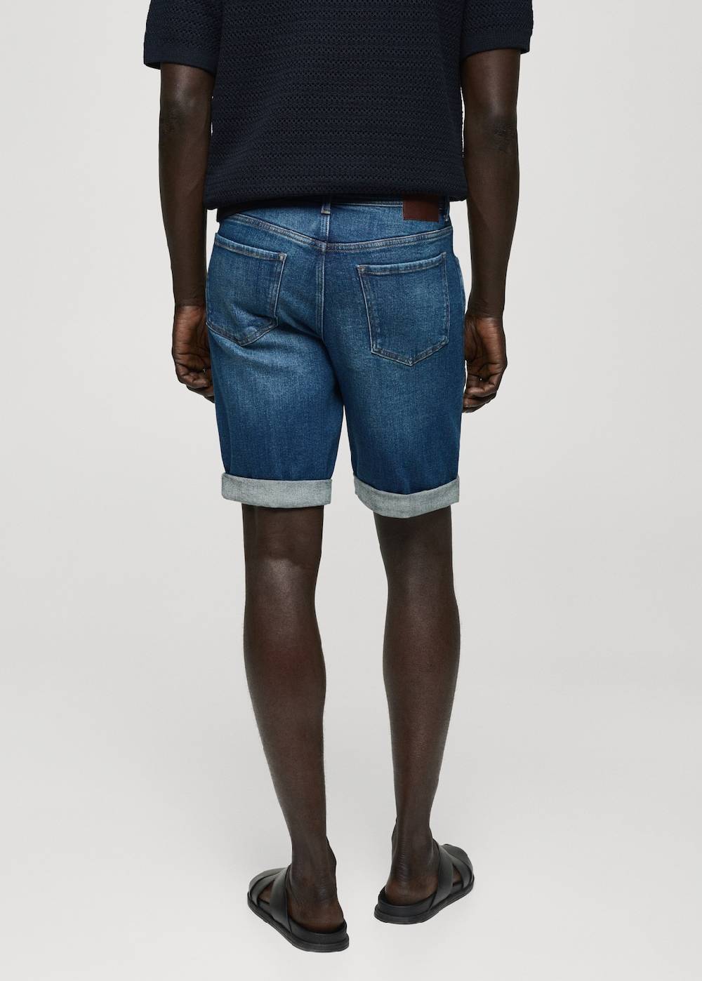 Mango Slim Fit-Jeans-Bermudashorts 50% Rabatt mit kostenlosem Versand