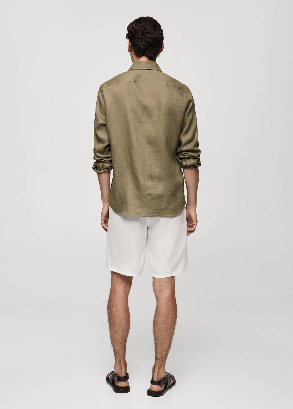 Mango Regular Fit-Hemd aus 100 % Leinen Fabrikladen