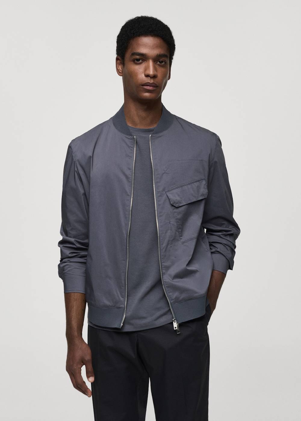 Mango Bomberjacke mit Tasche
