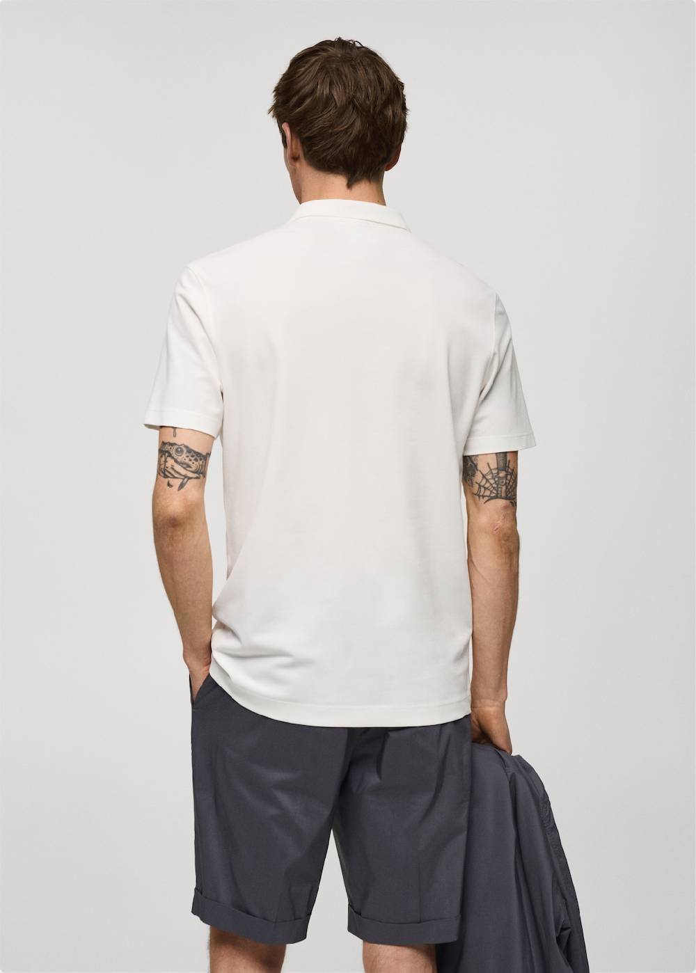 Mango Slim Fit-Poloshirt aus Baumwoll-Piqué Rabatte dieses Monats