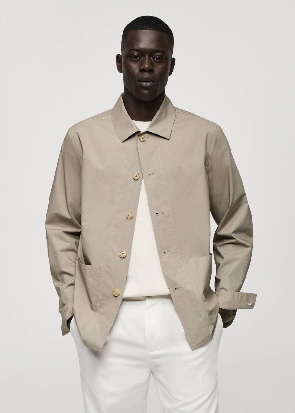 Mango Overshirt aus 100 % Baumwoll-Popeline 2025