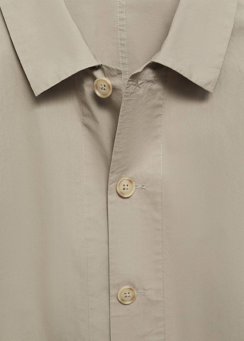 Mango Overshirt aus 100 % Baumwoll-Popeline 2025
