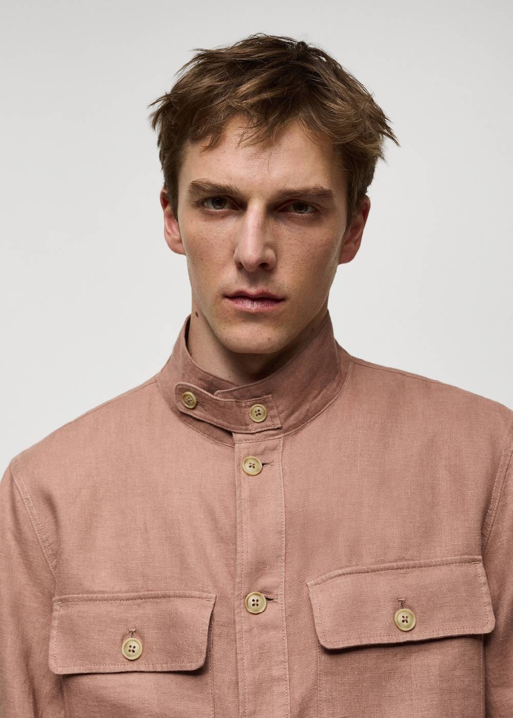 Mango Overshirt aus 100 % Baumwolle mit Taschen Online