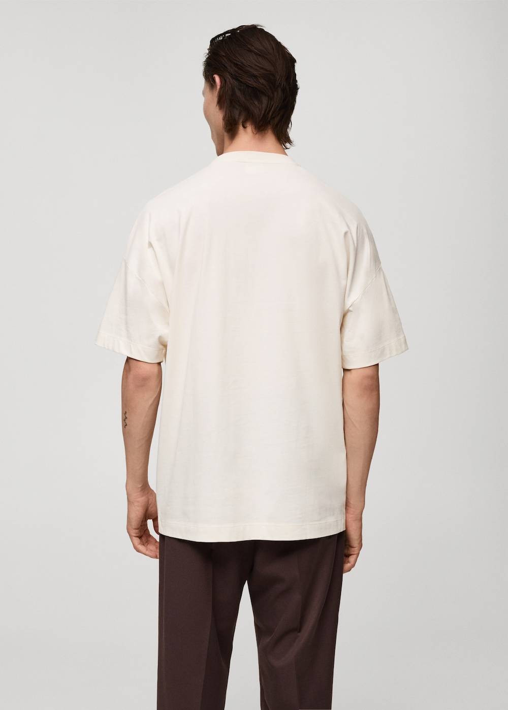 Mango Oversized-T-Shirt aus 100 % Baumwolle Verkauf