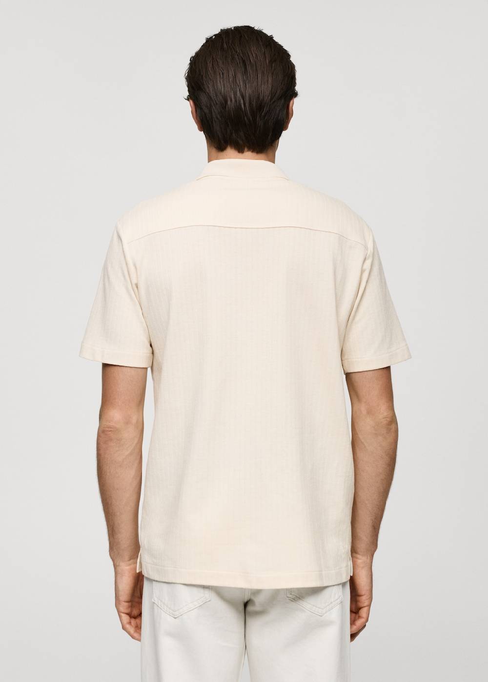 Mango Geknöpftes Regular Fit-Poloshirt mit Struktur Angebote