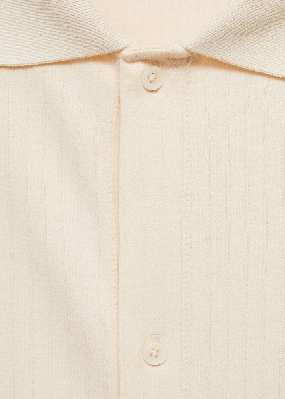 Mango Geknöpftes Regular Fit-Poloshirt mit Struktur Angebote