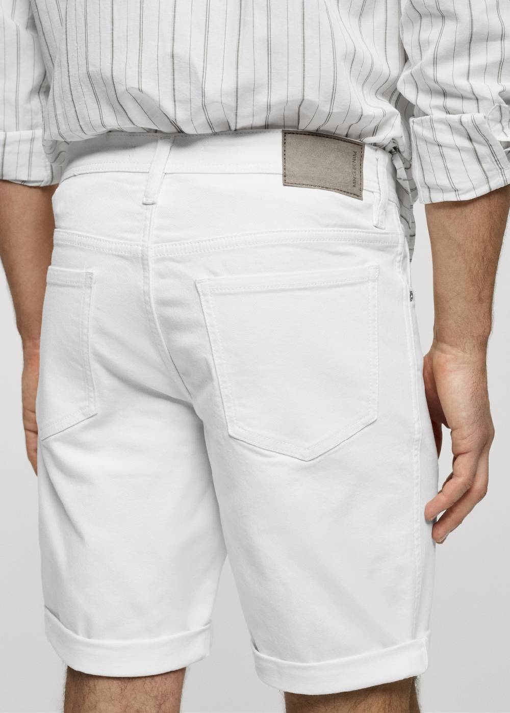 Mango Slim Fit-Jeans-Bermudashorts im Angebot
