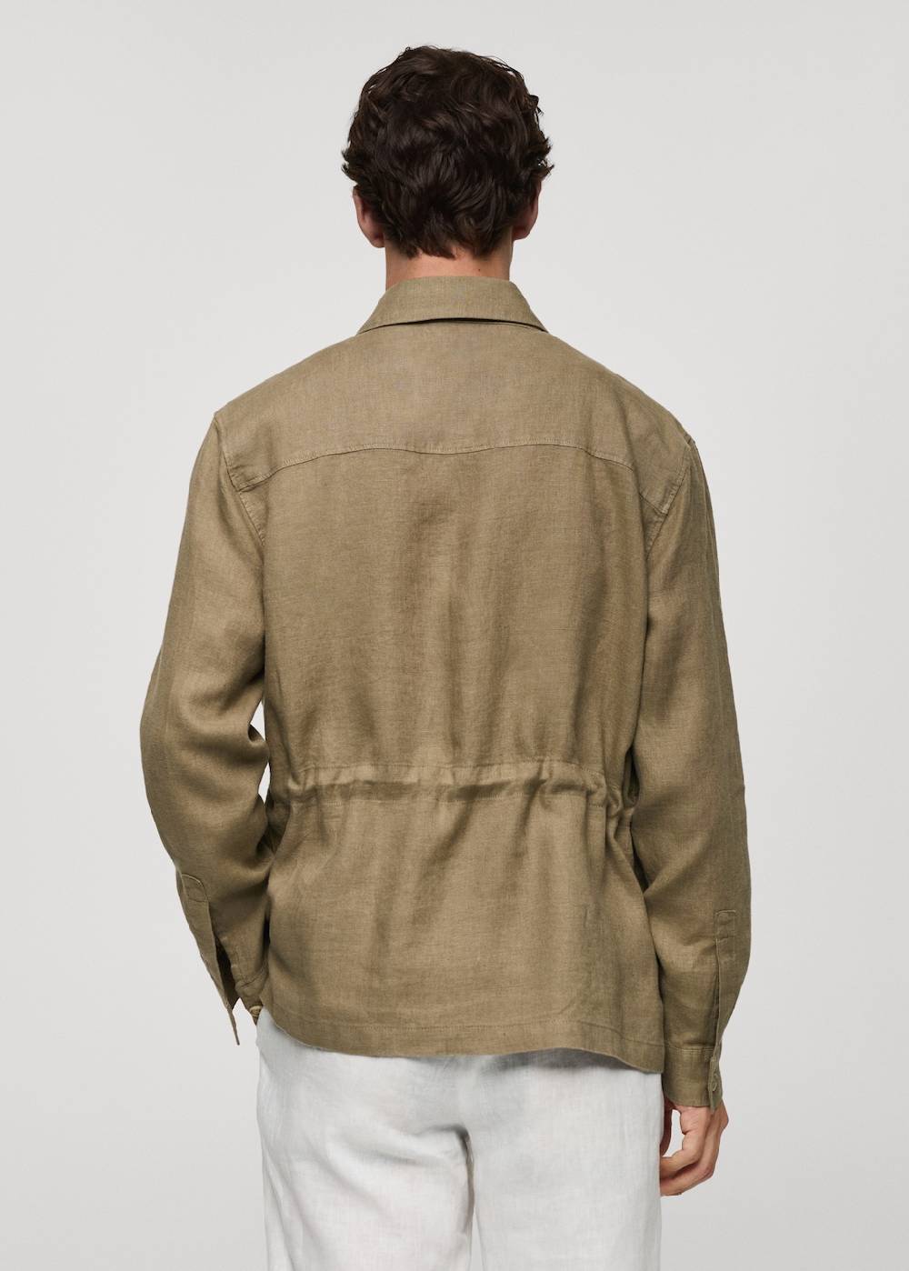 Mango Overshirt mit Taschen aus 100 % Leinen Limitierter Zeitrabatt