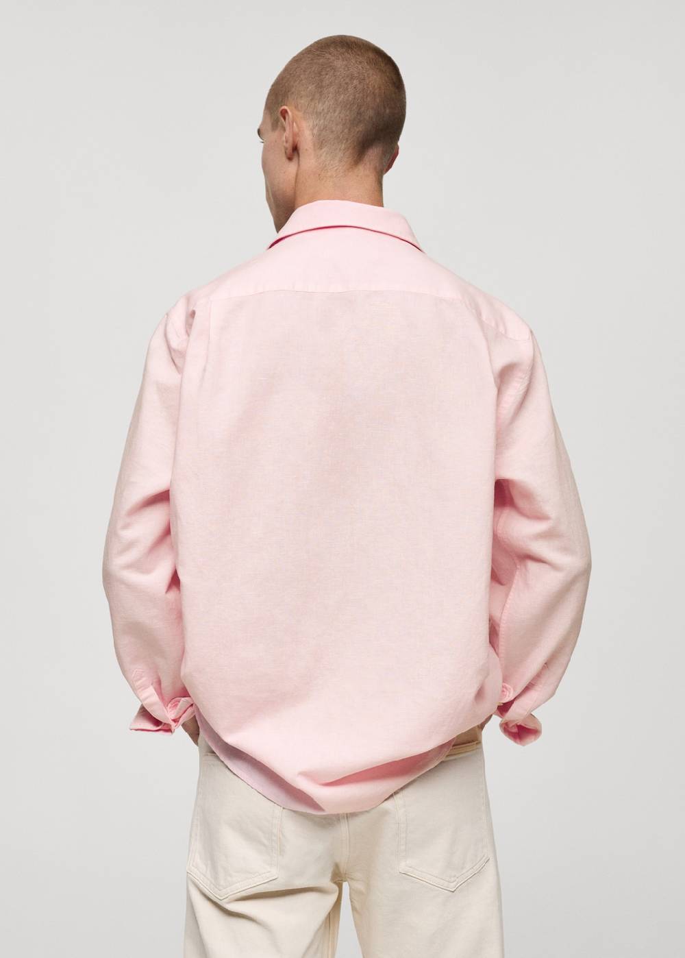 Mango Classic Fit-Leinenhemd Fabrik Onlineshop