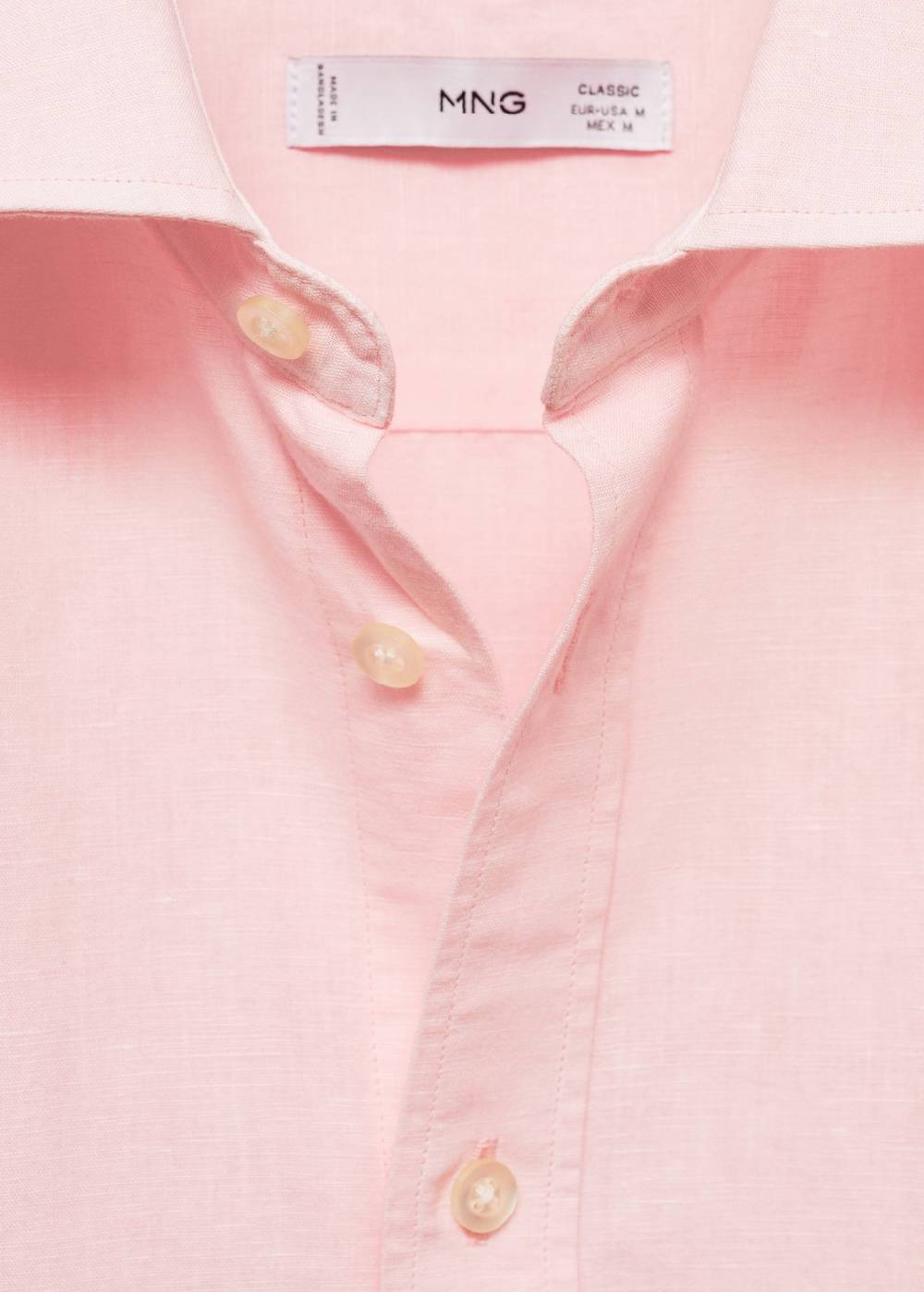 Mango Classic Fit-Leinenhemd Fabrik Onlineshop