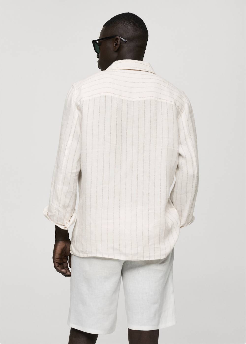 Mango Gestreiftes Regular Fit-Hemd aus 100 % Fabrikpreis