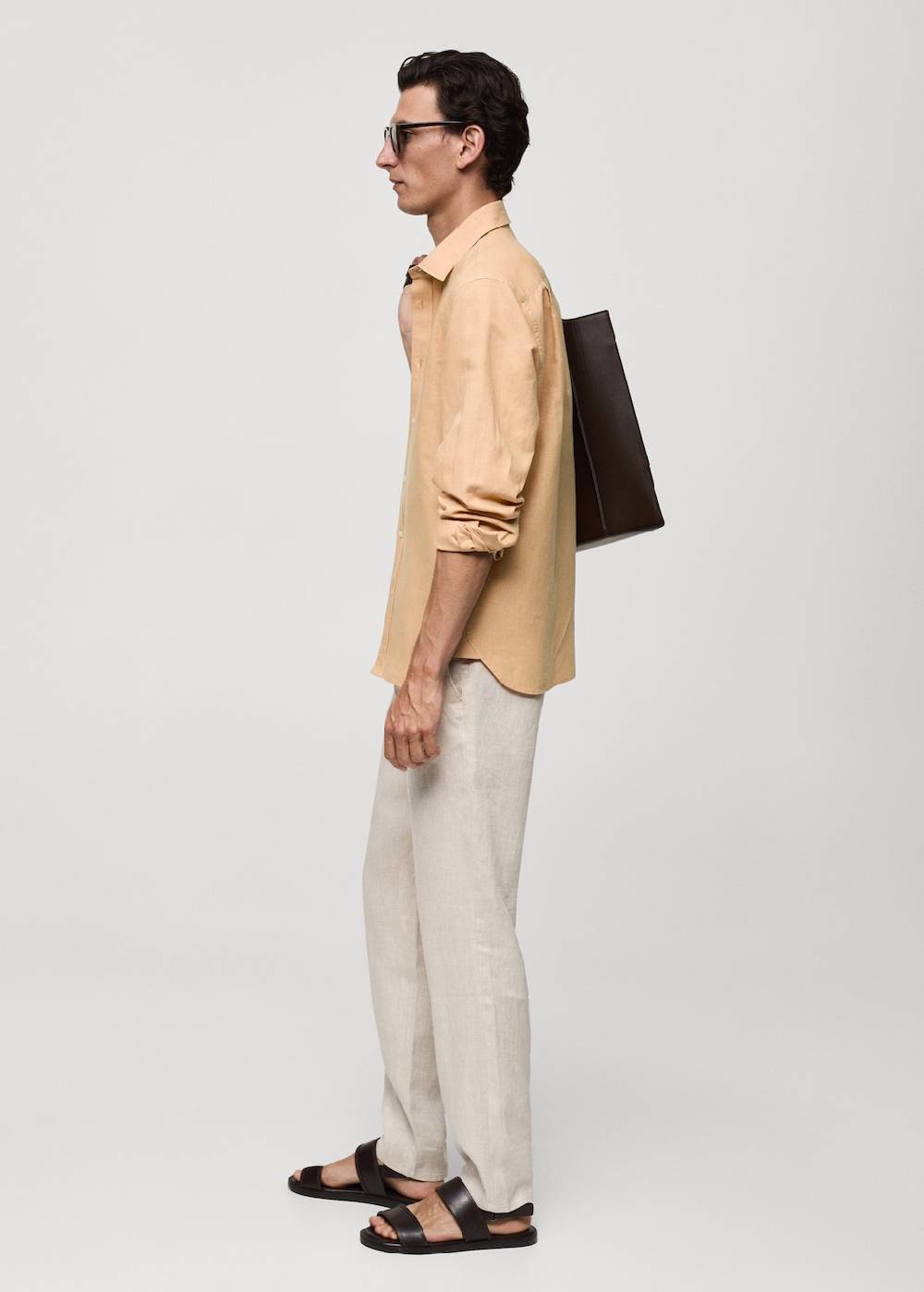 Mango Classic Fit-Leinenhemd Rabatt