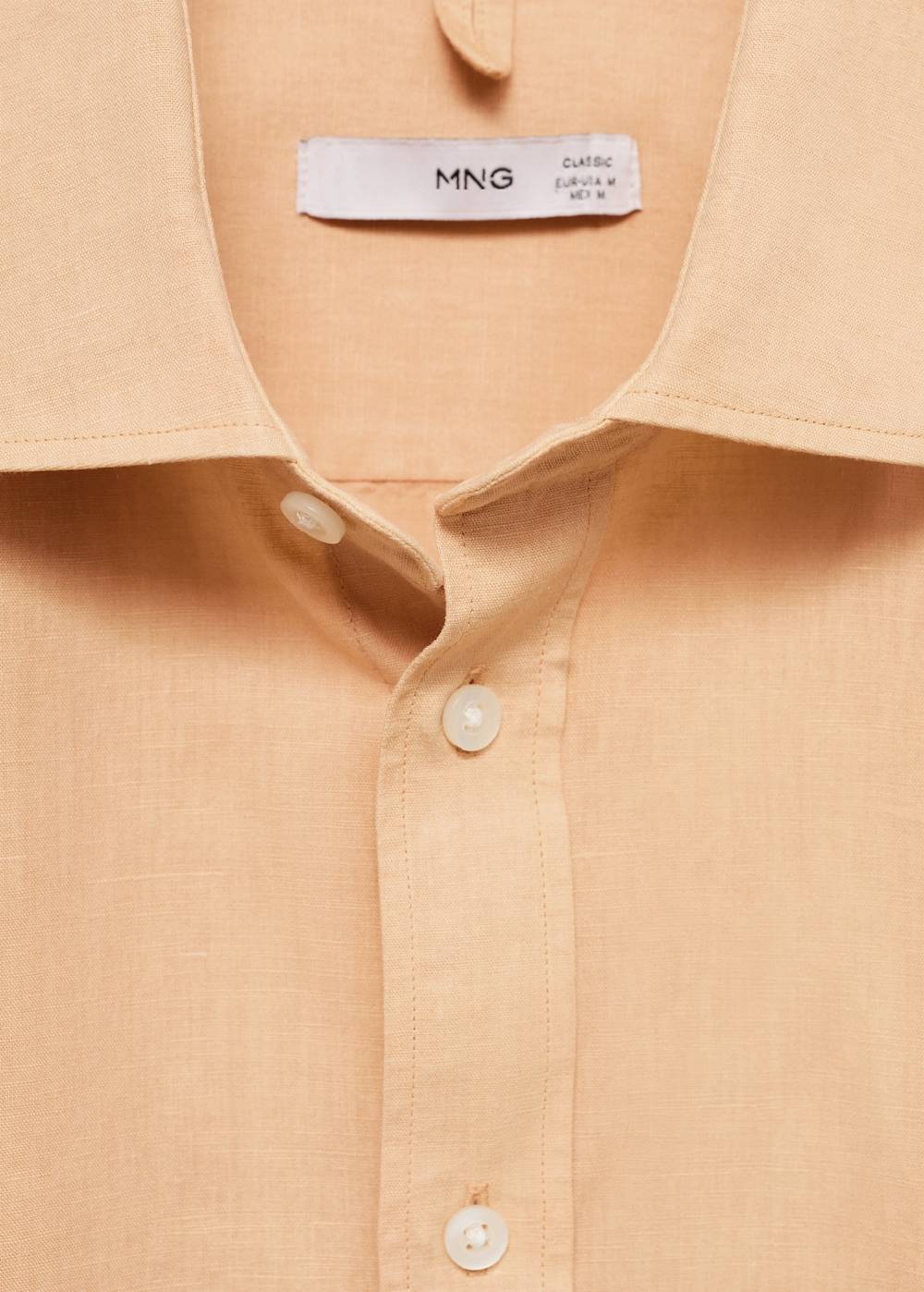 Mango Classic Fit-Leinenhemd Rabatt