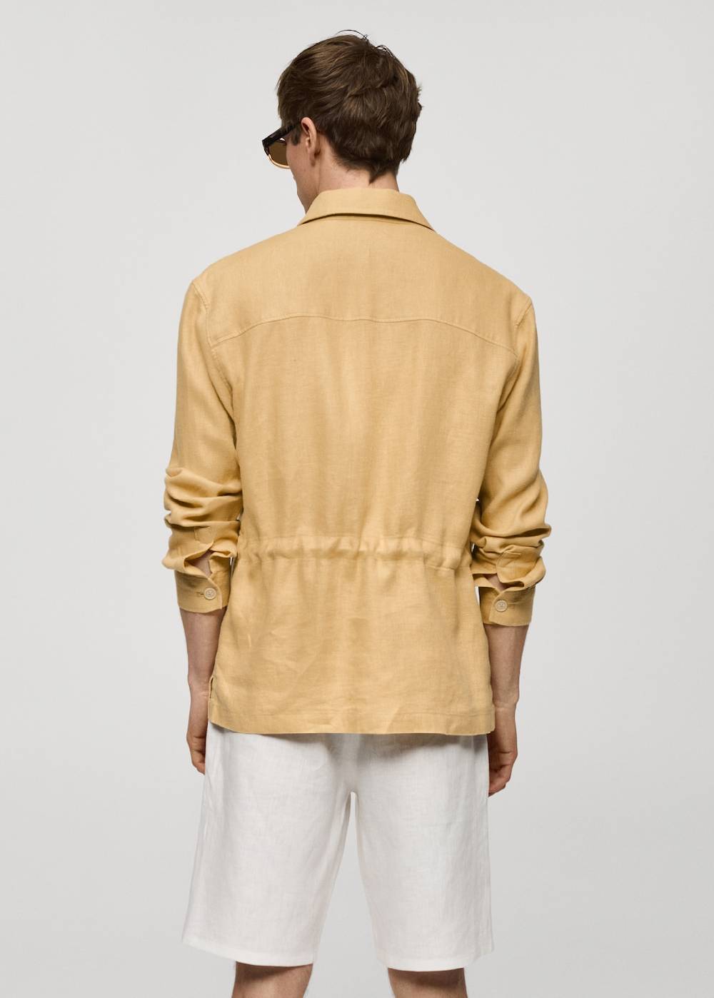 Mango Overshirt mit Taschen aus 100 % Leinen Exklusivangebot