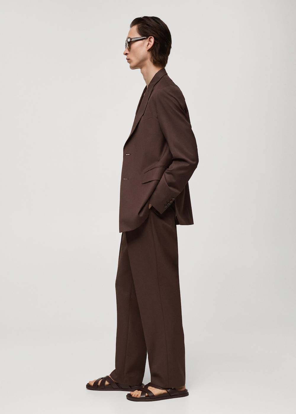Mango Regular Fit-Anzughose mit Bundfalten Preisnachlass