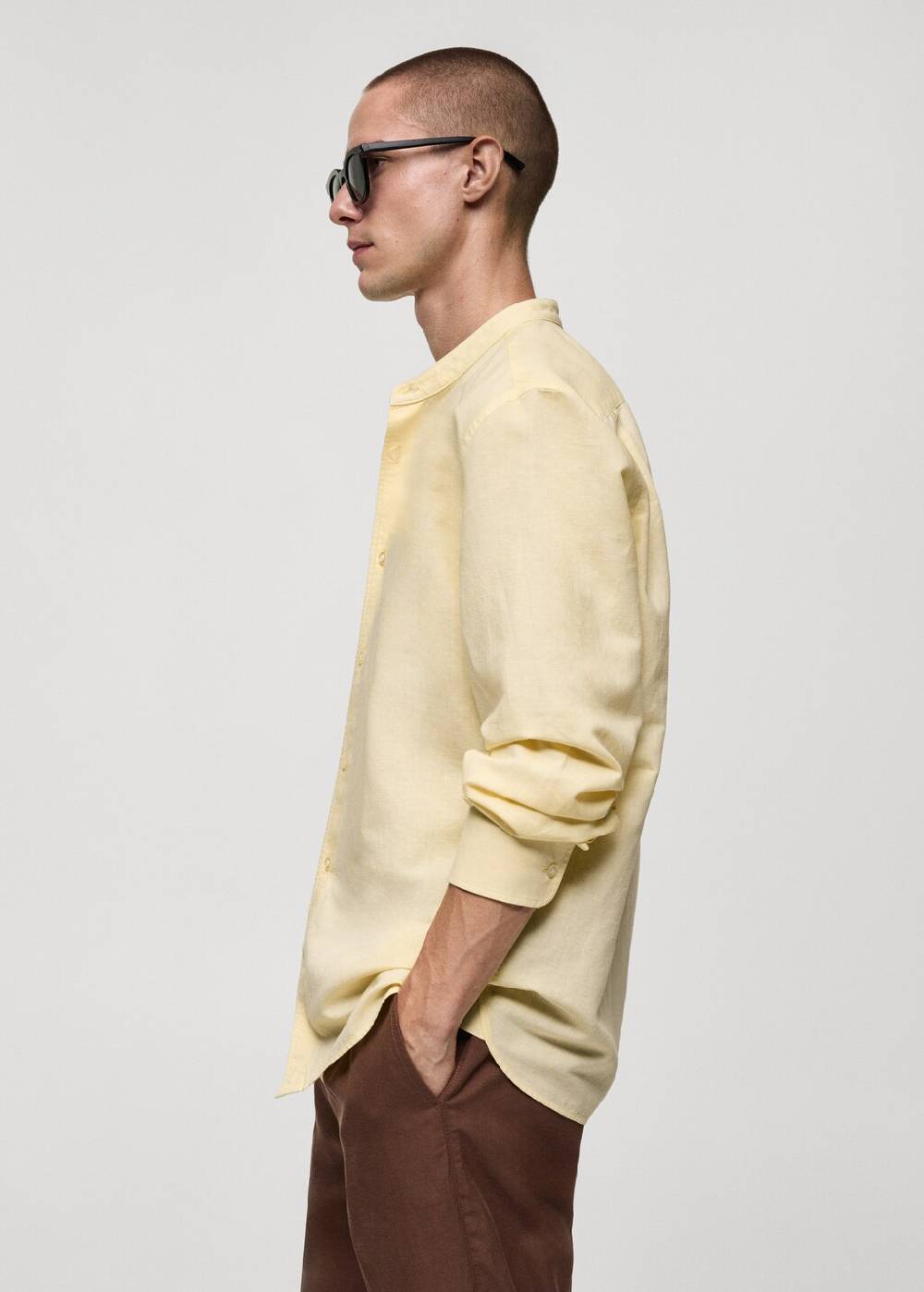 Mango Classic Fit-Leinenhemd Cyber Monday