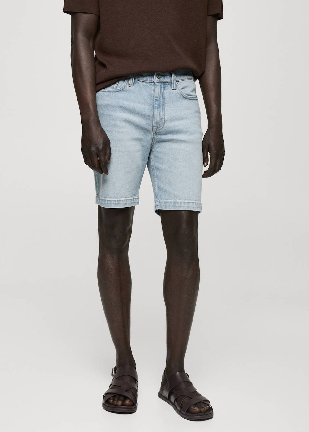 Mango Regular Fit-Bermudashorts aus Jeans Vatertagsangebot