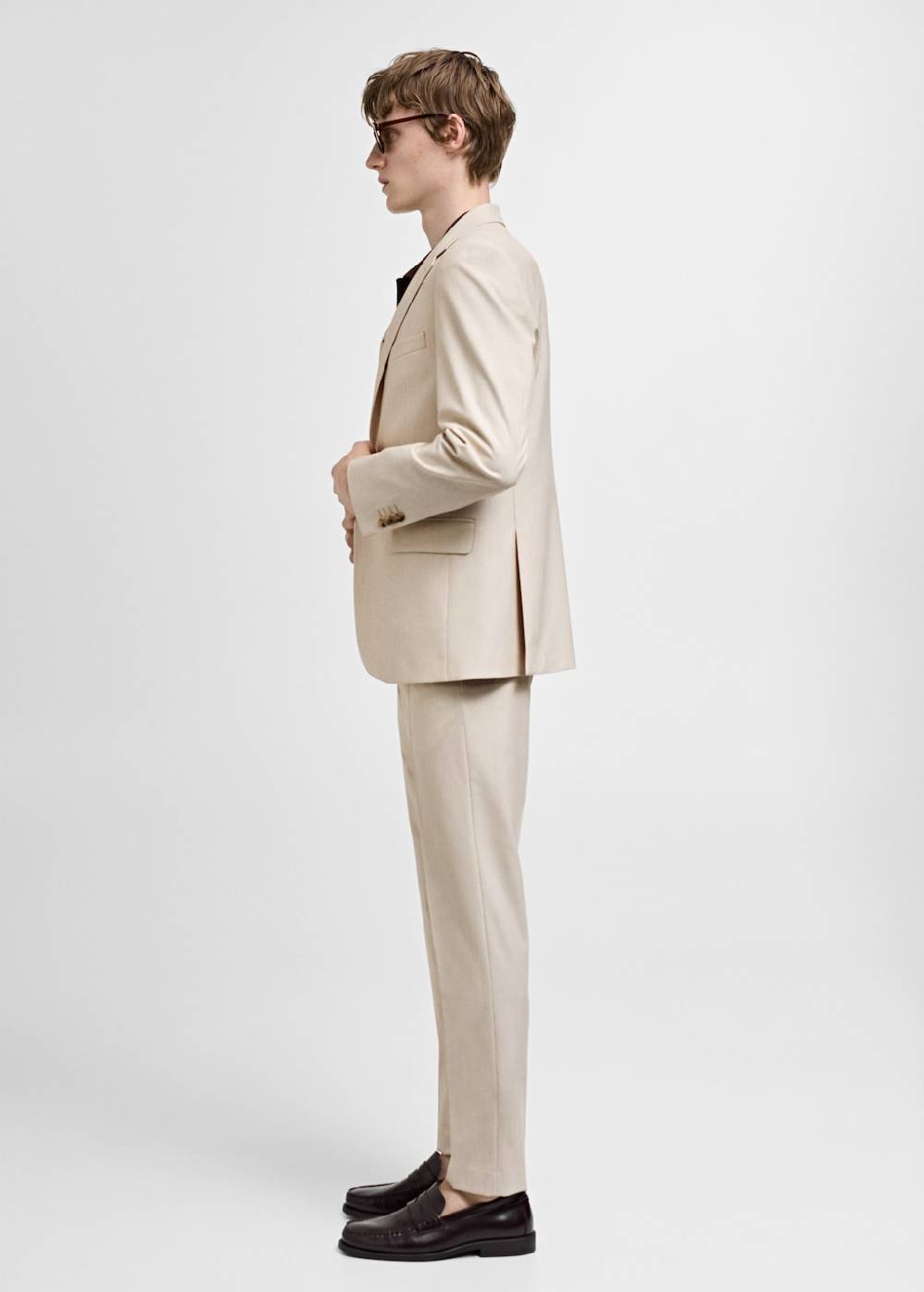 Mango Slim Fit-Anzugsakko aus Stretchbaumwolle Heißer Verkauf