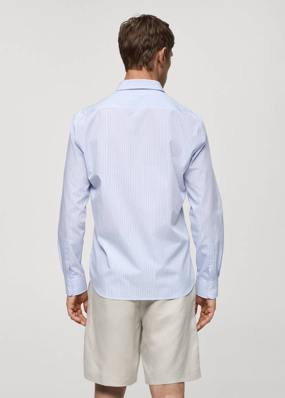 Mango Gestreiftes Regular-Fit.Hemd aus 100 % Baumwolle Top Angebot