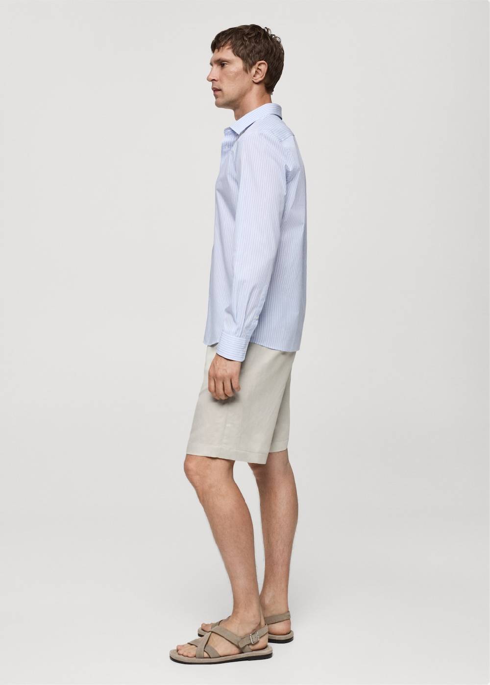 Mango Gestreiftes Regular-Fit.Hemd aus 100 % Baumwolle Top Angebot