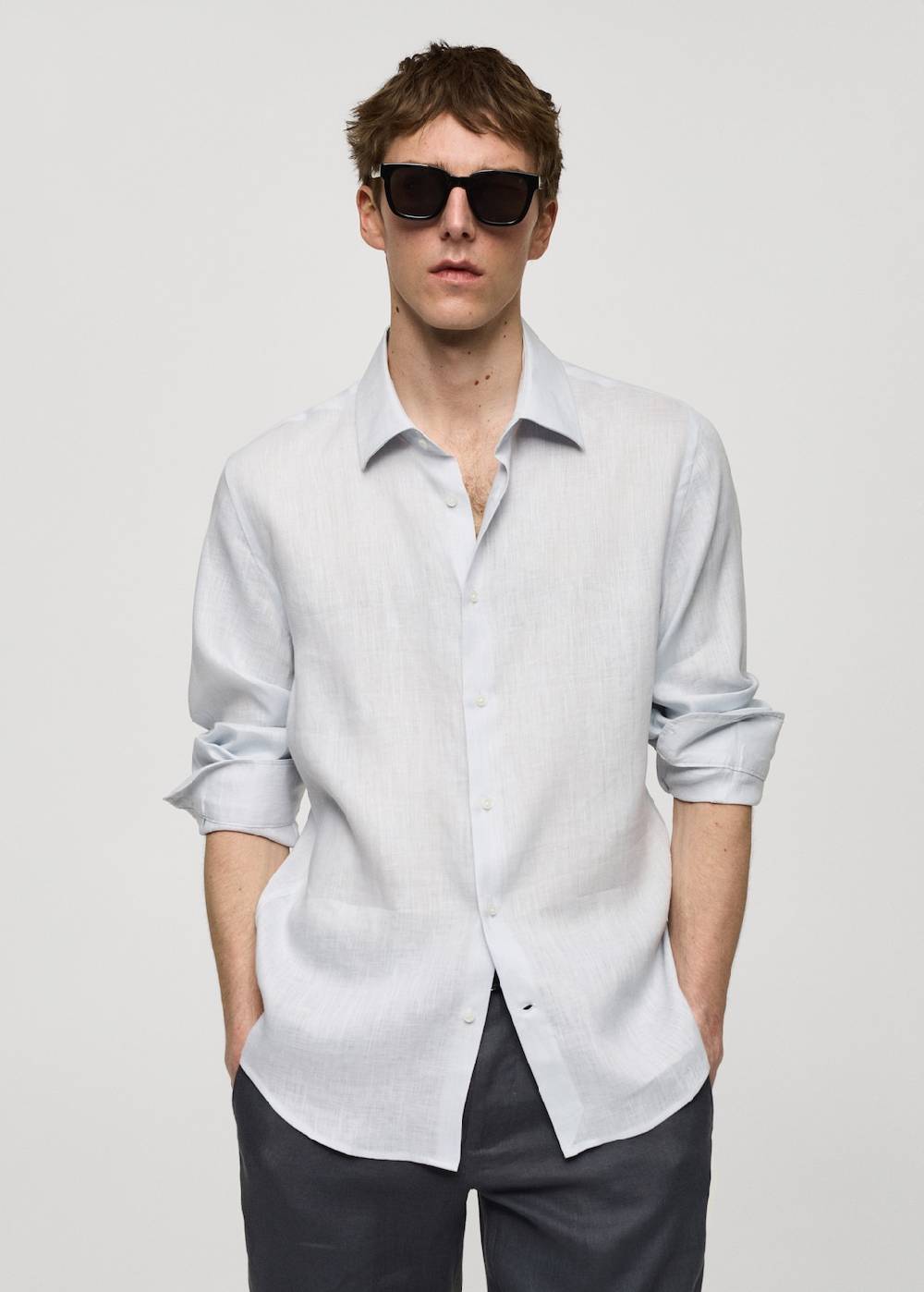 Mango Regular Fit-Hemd aus 100 % Leinen Exklusive Angebote