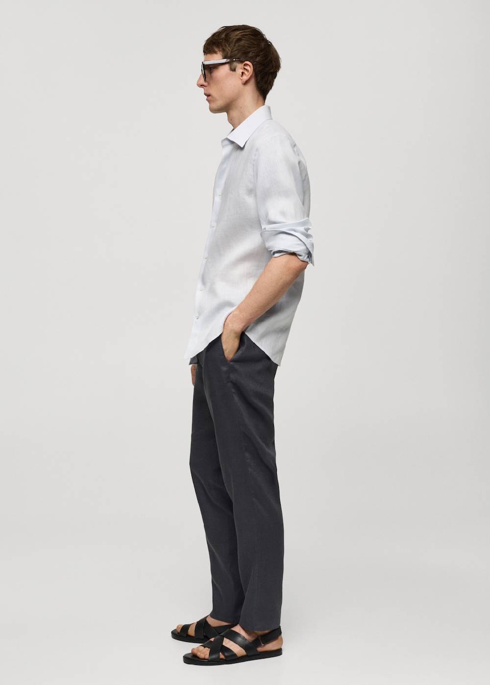 Mango Regular Fit-Hemd aus 100 % Leinen Exklusive Angebote