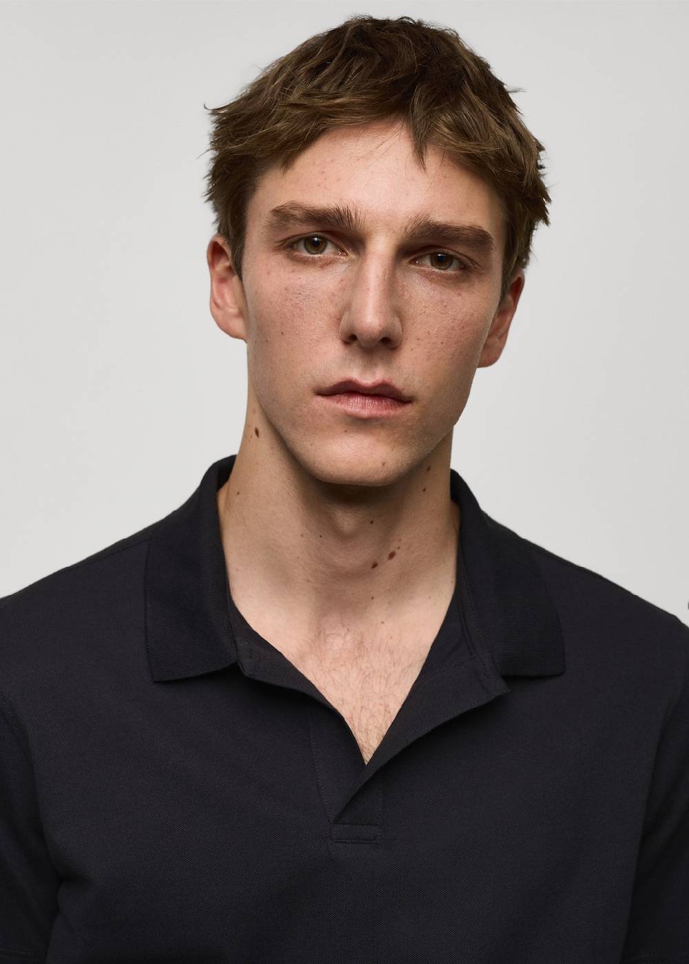 Mango Slim Fit-Poloshirt aus Baumwoll-Piqué Große Rabatte