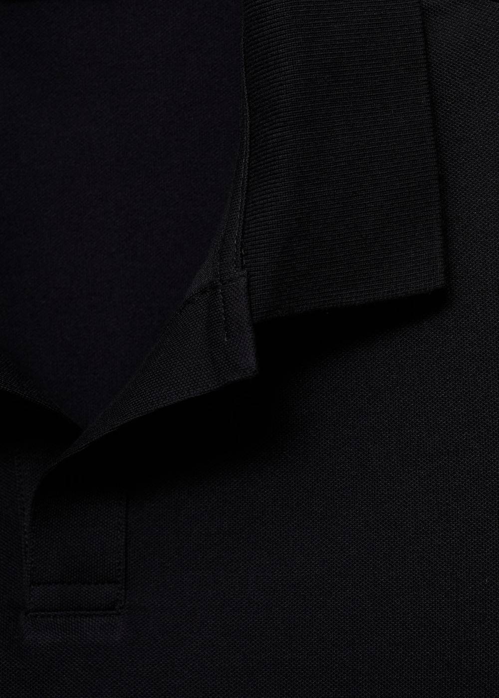 Mango Slim Fit-Poloshirt aus Baumwoll-Piqué Große Rabatte