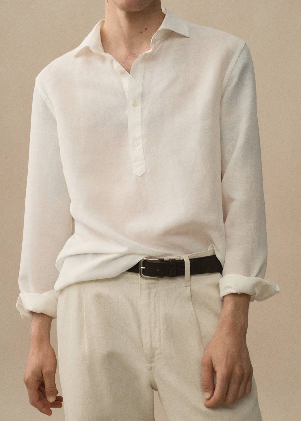Mango Relaxed-Fit-Hemd aus Leinen mit Tencel Neuheiten