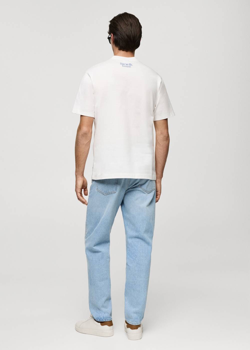 Mango Gemustertes Regular-Fit-T-Shirt aus Baumwolle Bestseller