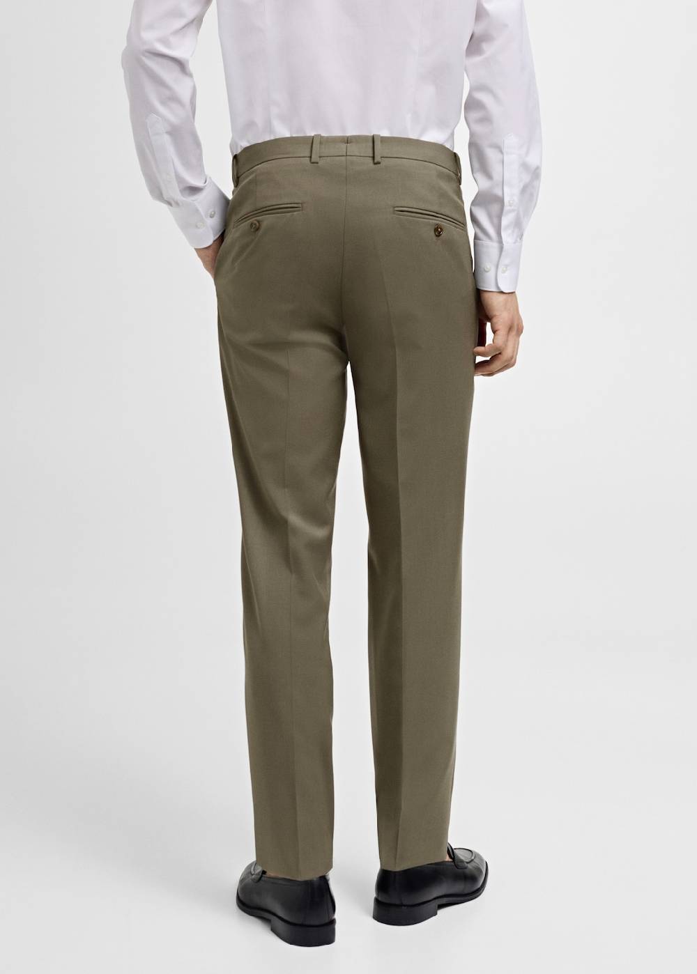 Mango Slim-Fit-Anzughose aus 100 % Schurwolle Kauf eins, bekomm eins gratis