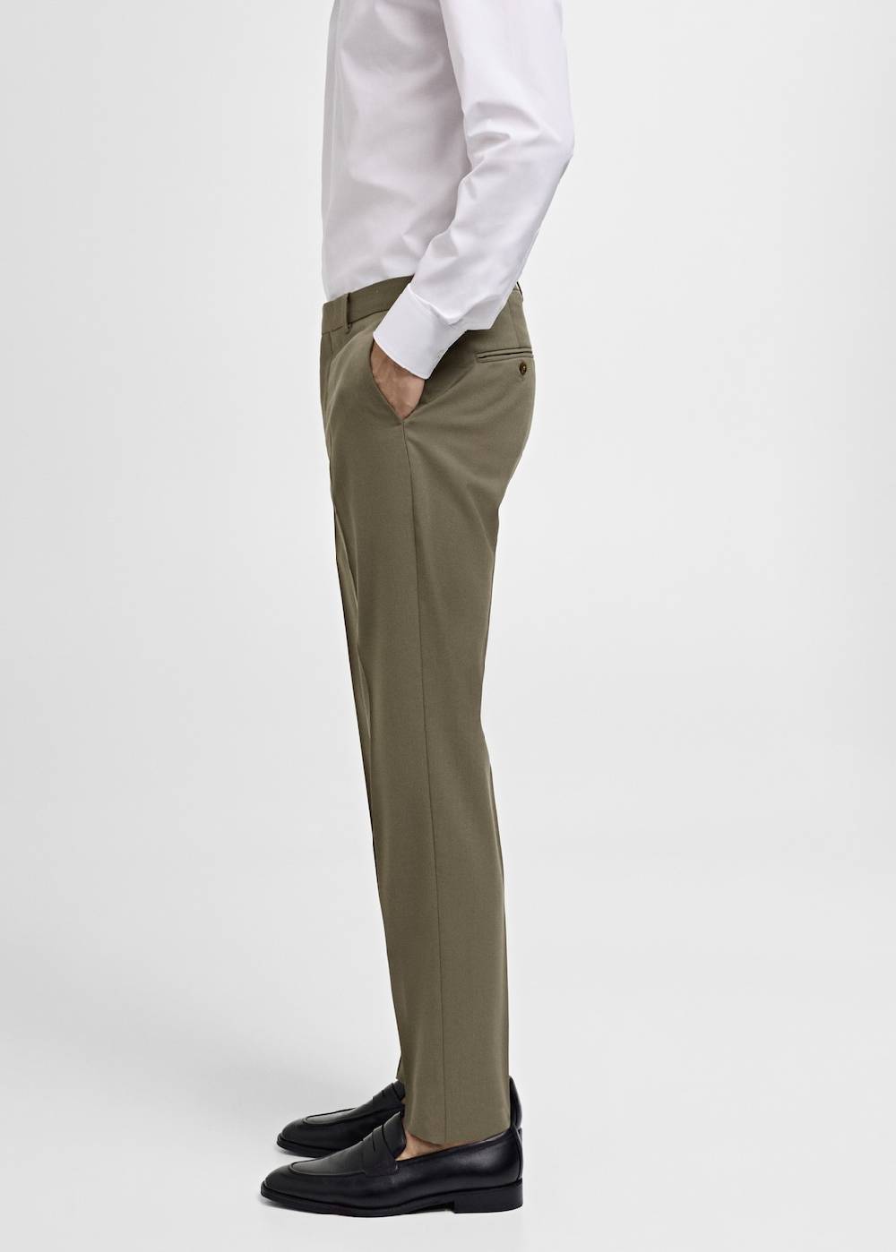 Mango Slim-Fit-Anzughose aus 100 % Schurwolle Kauf eins, bekomm eins gratis