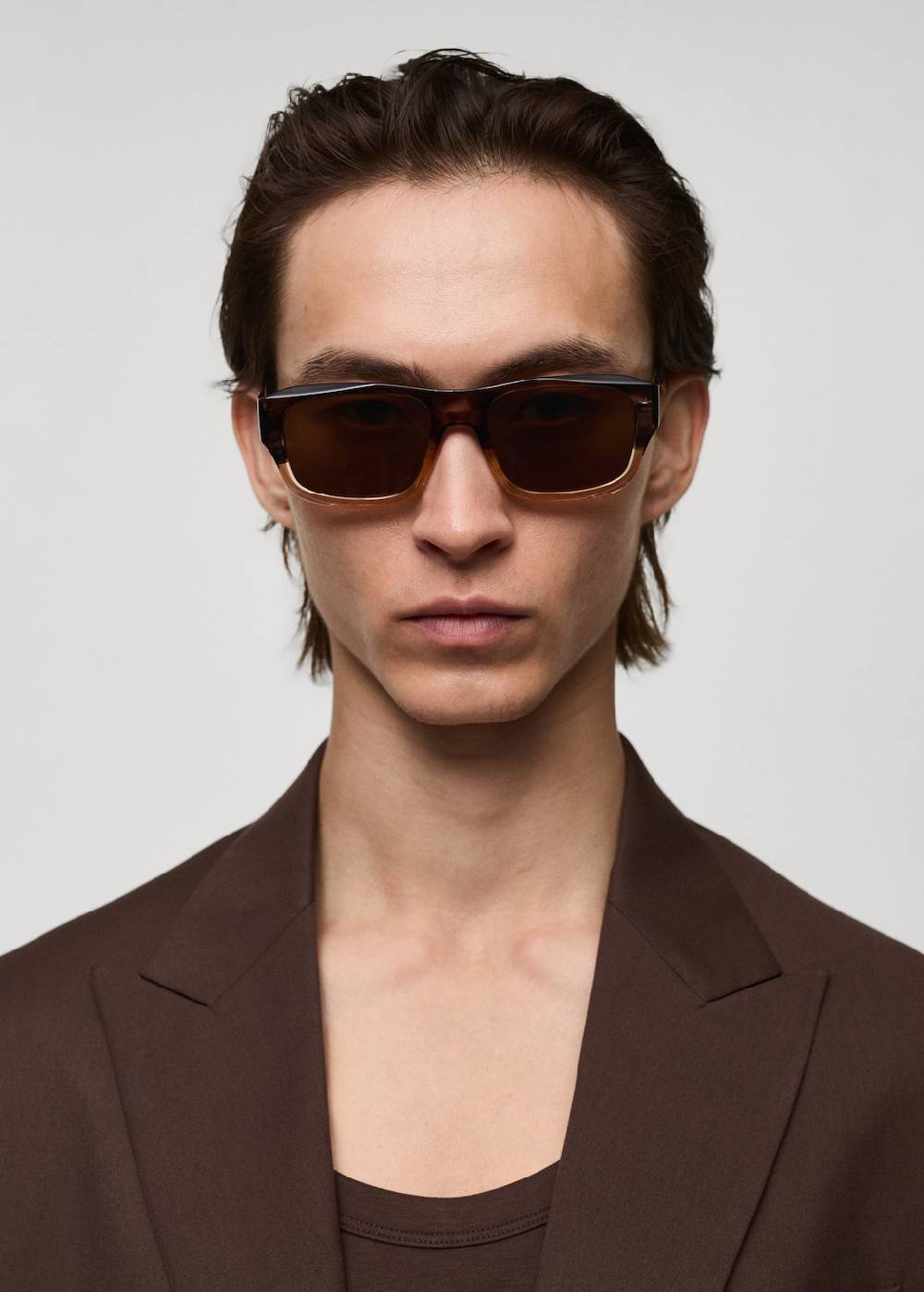 Mango Sonnenbrille mit Gestell im Farbverlauf