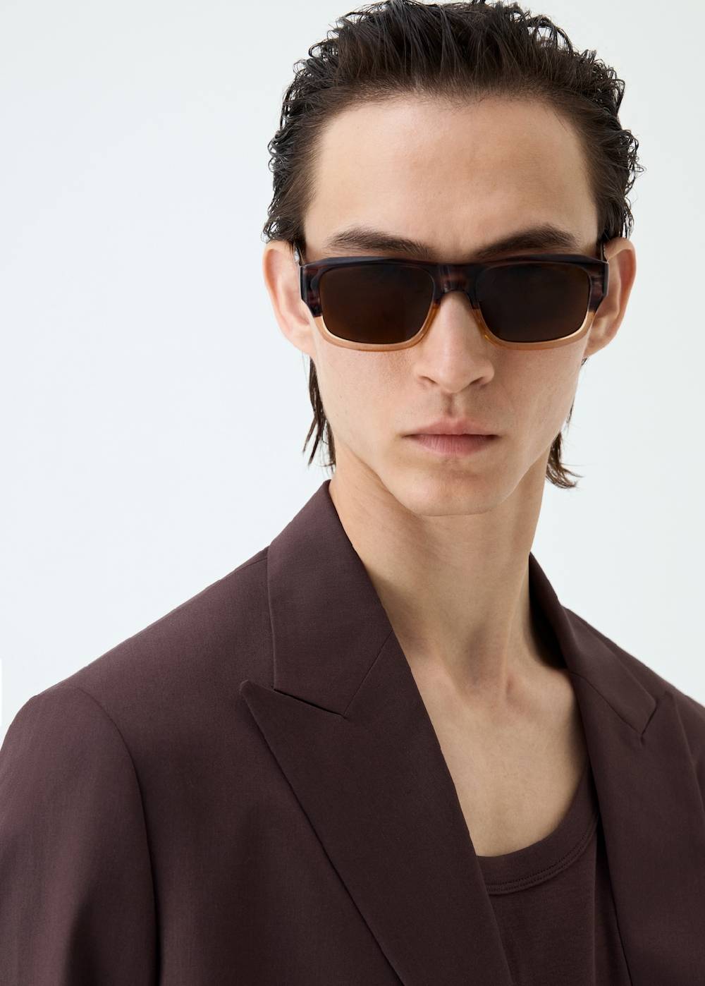 Mango Sonnenbrille mit Gestell im Farbverlauf VIP-Rabatte