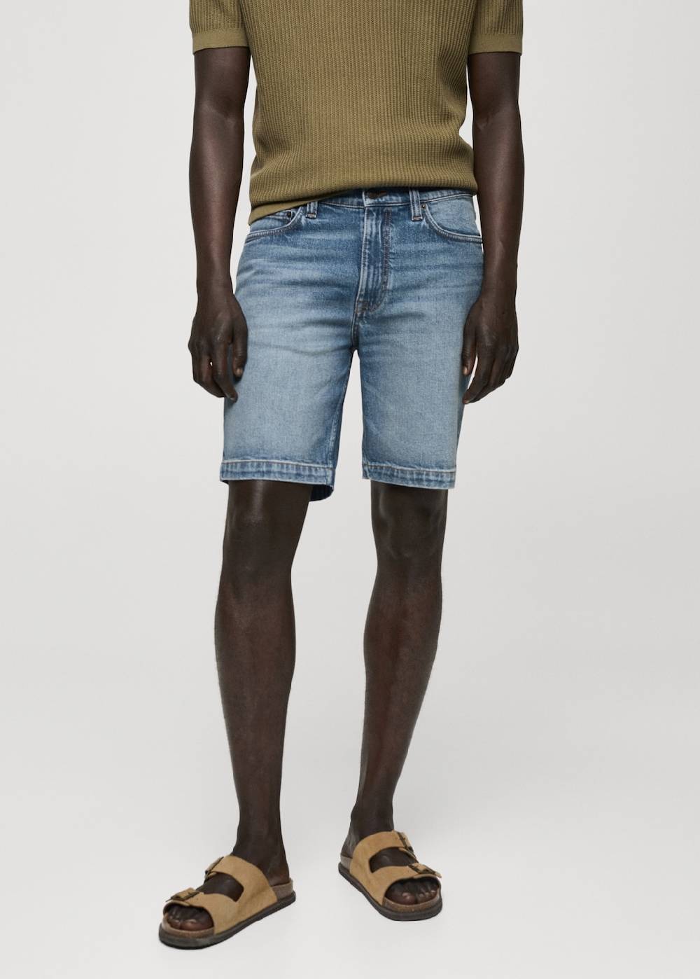 Mango Regular Fit-Bermudashorts aus Jeans Wochenangebot