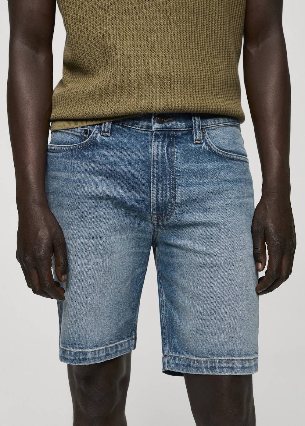 Mango Regular Fit-Bermudashorts aus Jeans Wochenangebot
