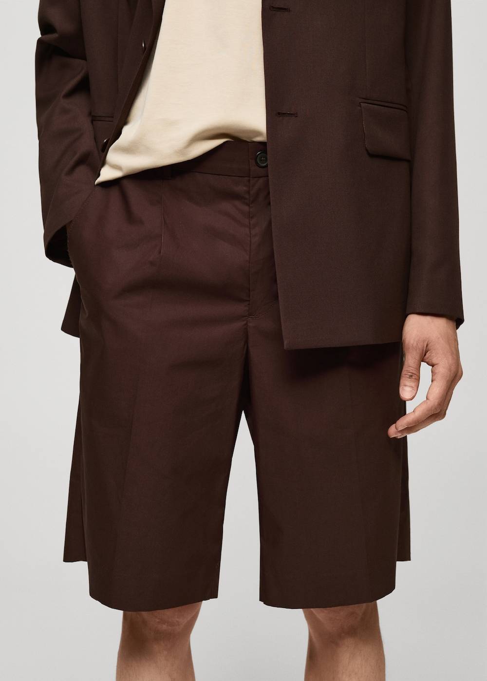 Mango Relaxed Fit-Bermudashorts mit Abnähern JETZT KAUFEN