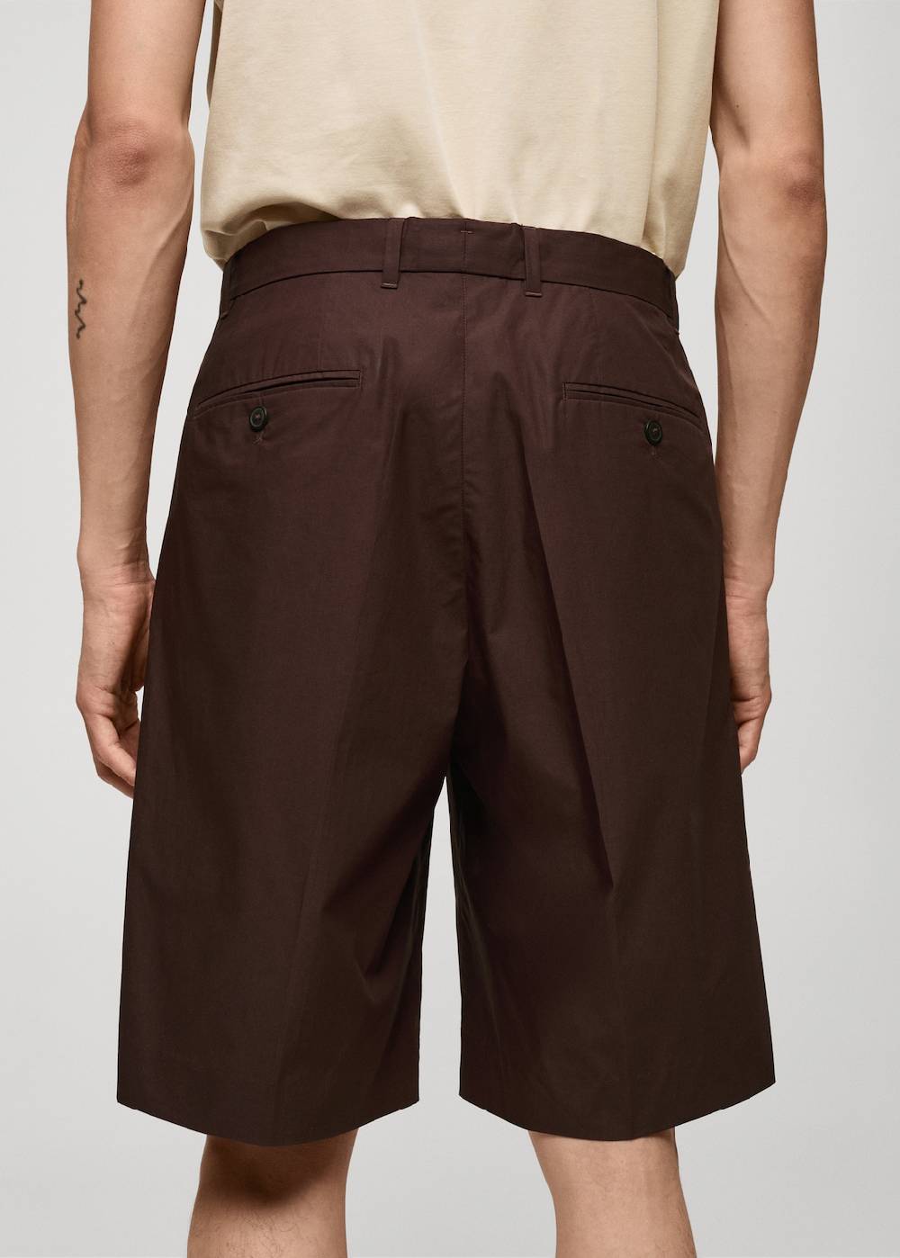 Mango Relaxed Fit-Bermudashorts mit Abnähern JETZT KAUFEN