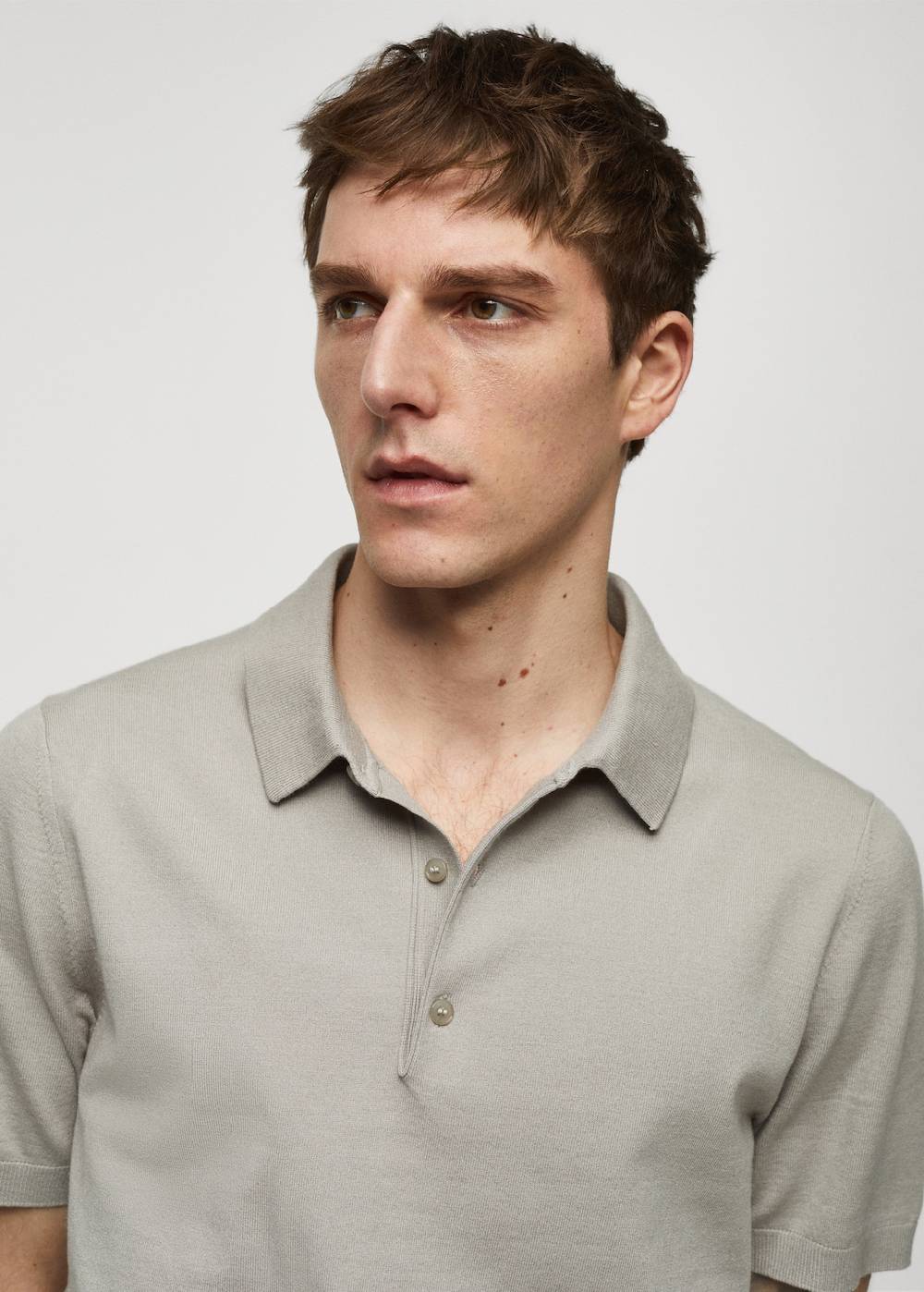 Mango Feinstrick-Poloshirt Neueste Stile
