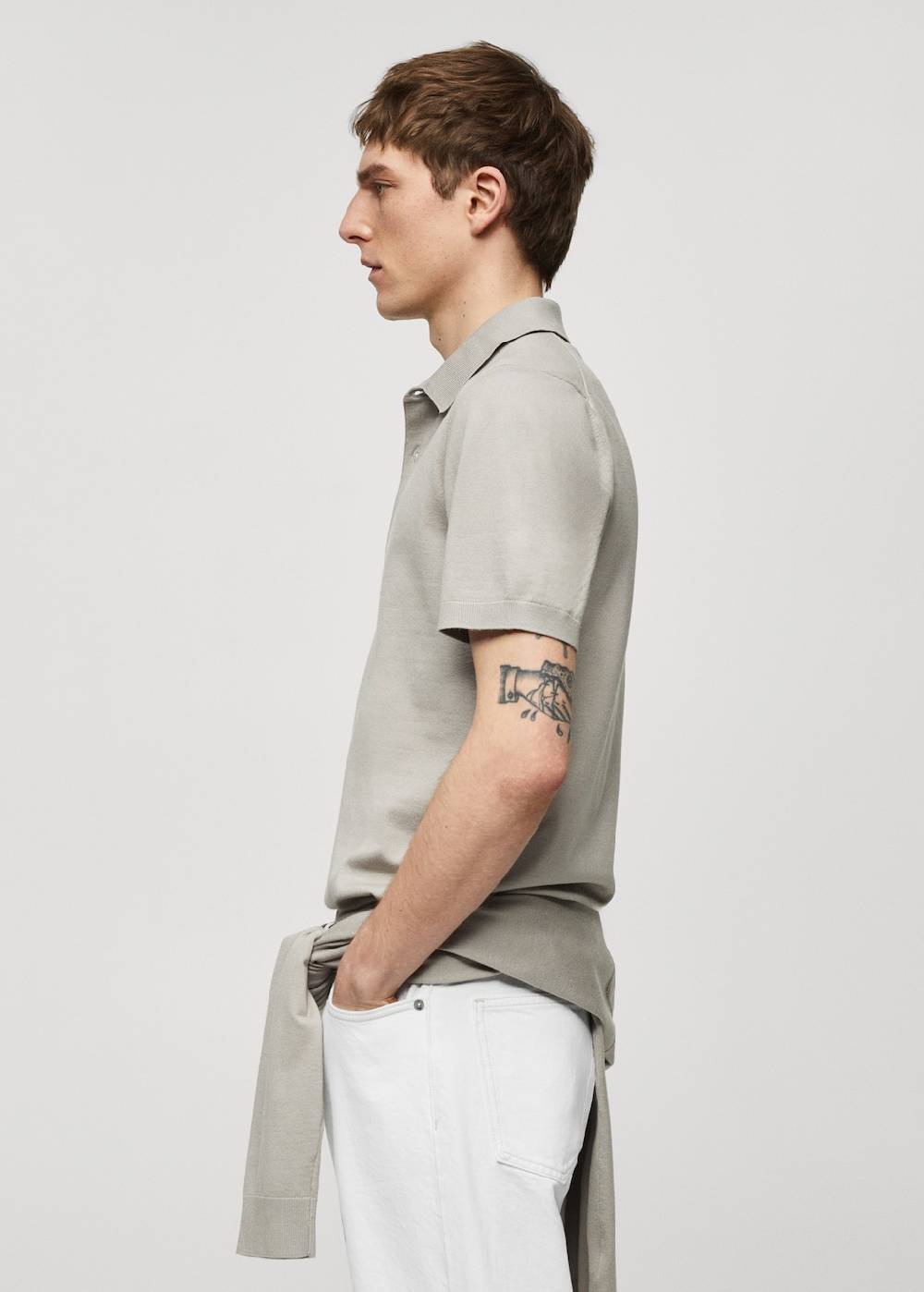 Mango Feinstrick-Poloshirt Neueste Stile