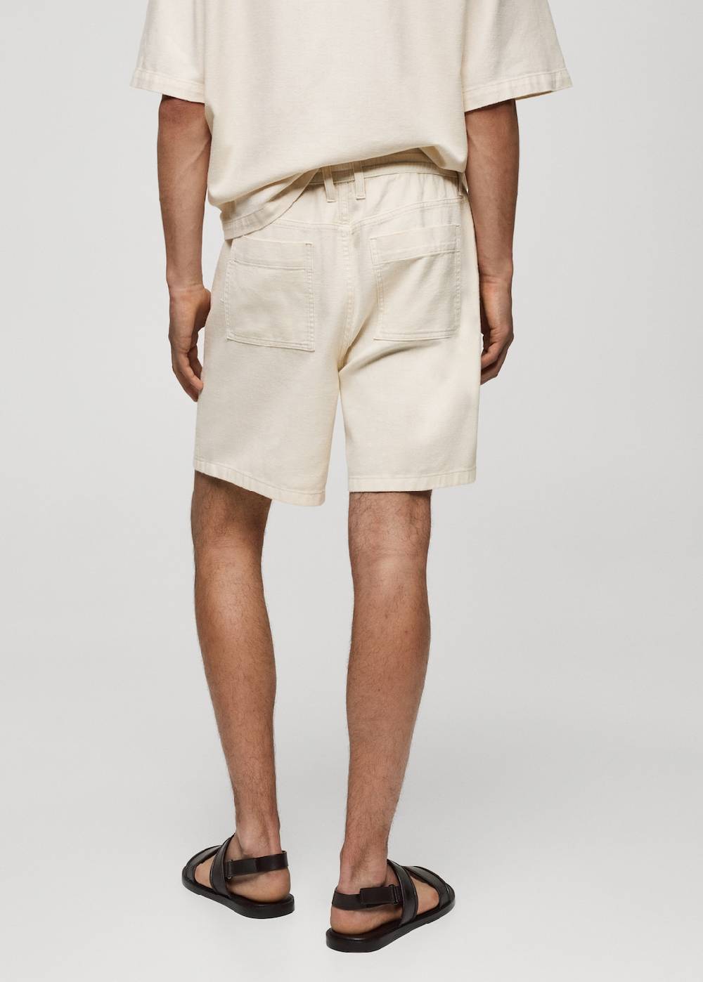 Mango Baumwoll-Bermudashorts mit Kordelzug Bis zu 60% Rabatt