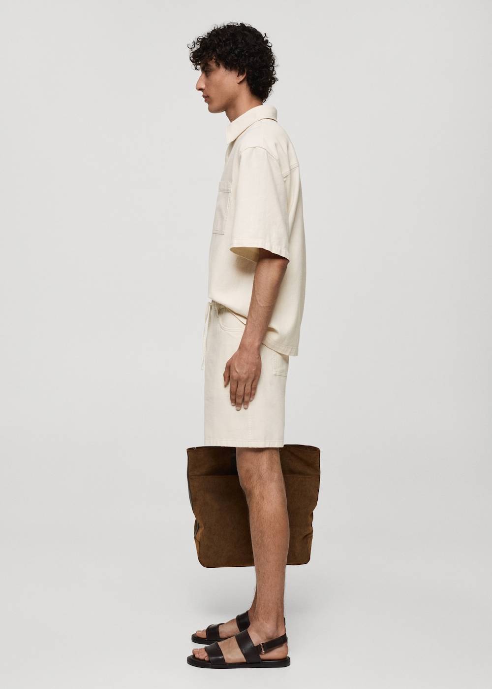Mango Baumwoll-Bermudashorts mit Kordelzug Bis zu 60% Rabatt