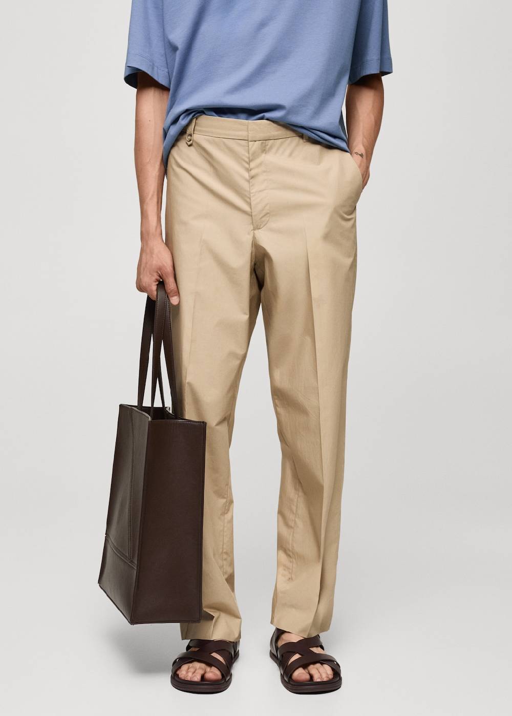 Mango Regular Fit-Hose aus 100 % Baumwolle