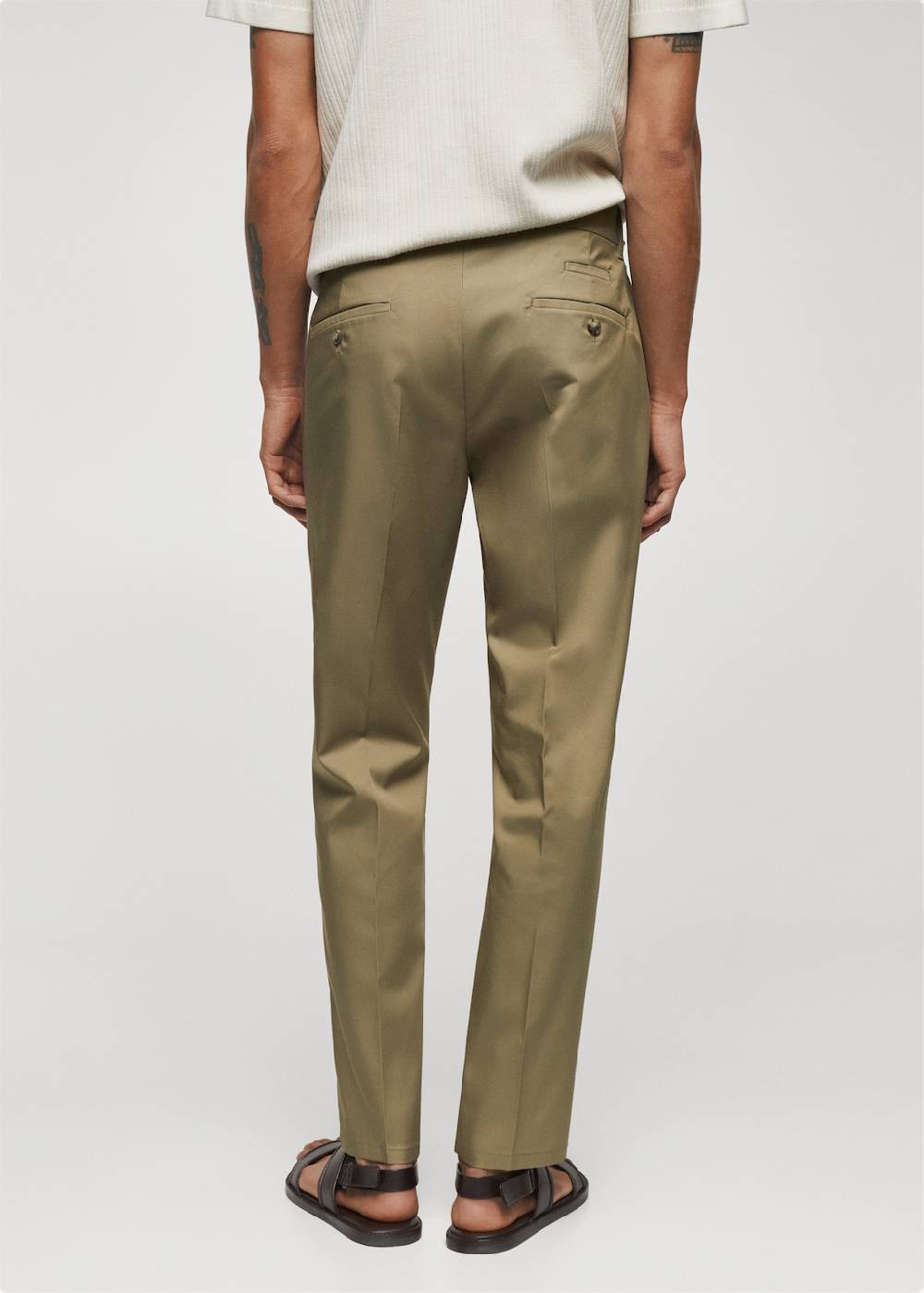 Mango Slim Fit-Hose aus Lyocell Nur für heute