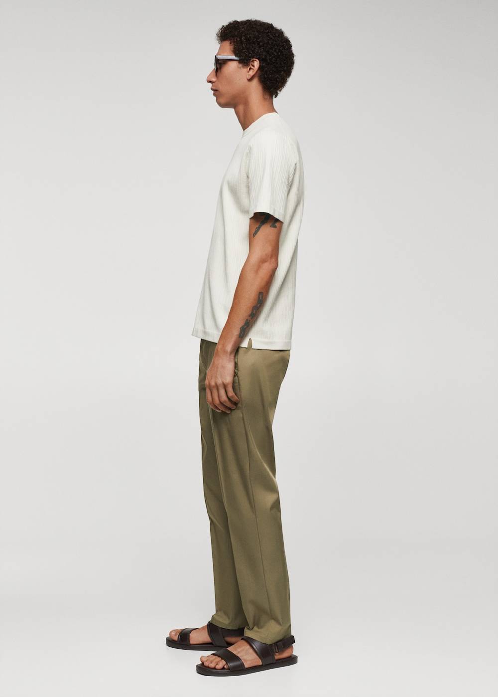 Mango Slim Fit-Hose aus Lyocell Nur für heute